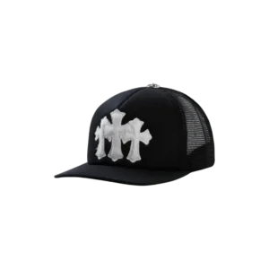 Chrome Hearts Triple Patch Pony Hair Trucker Hat